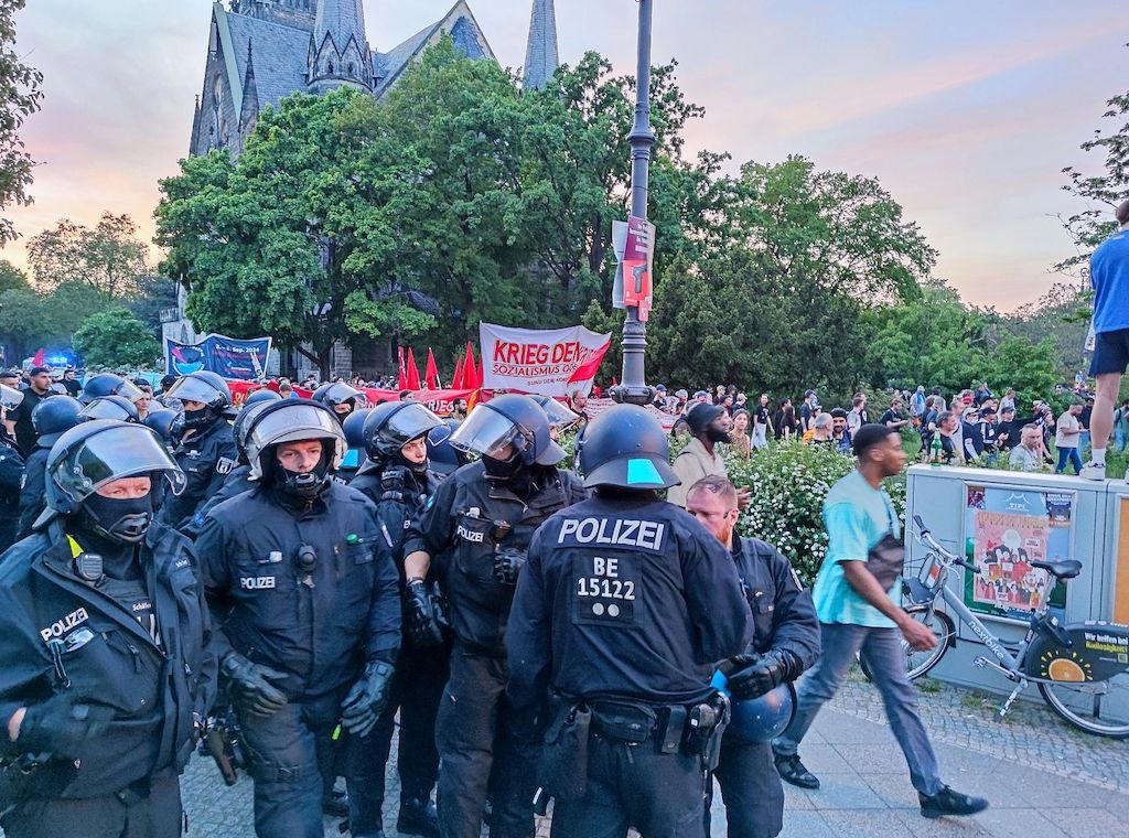 Berliner Polizei zieht positives Fazit nach 1. Mai