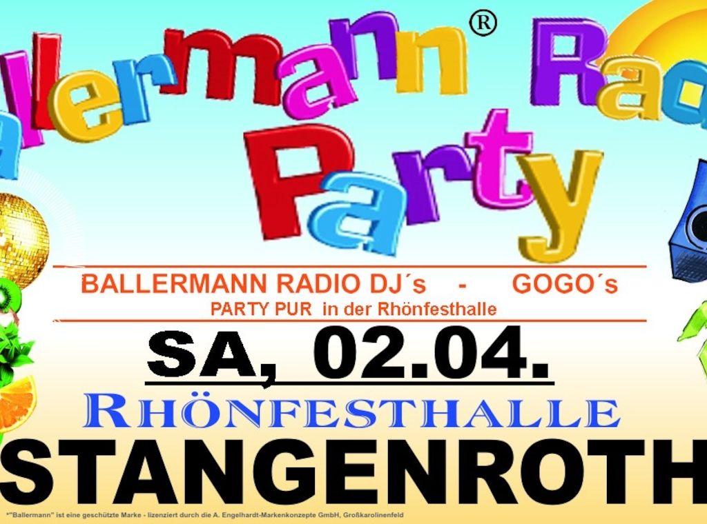 Partyfieber in Stangenroth- Die Ballermann® Party startet