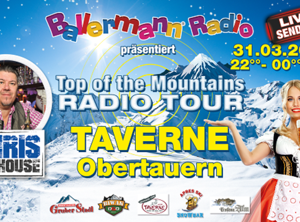 Après-Ski-Feeling: Ballermann Radio schaltet live aus der Taverne Obertauern