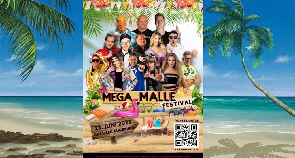 Großartiges Event: Mega-Malle Festival Augsburg - DIE Mallorcaparty im Süden