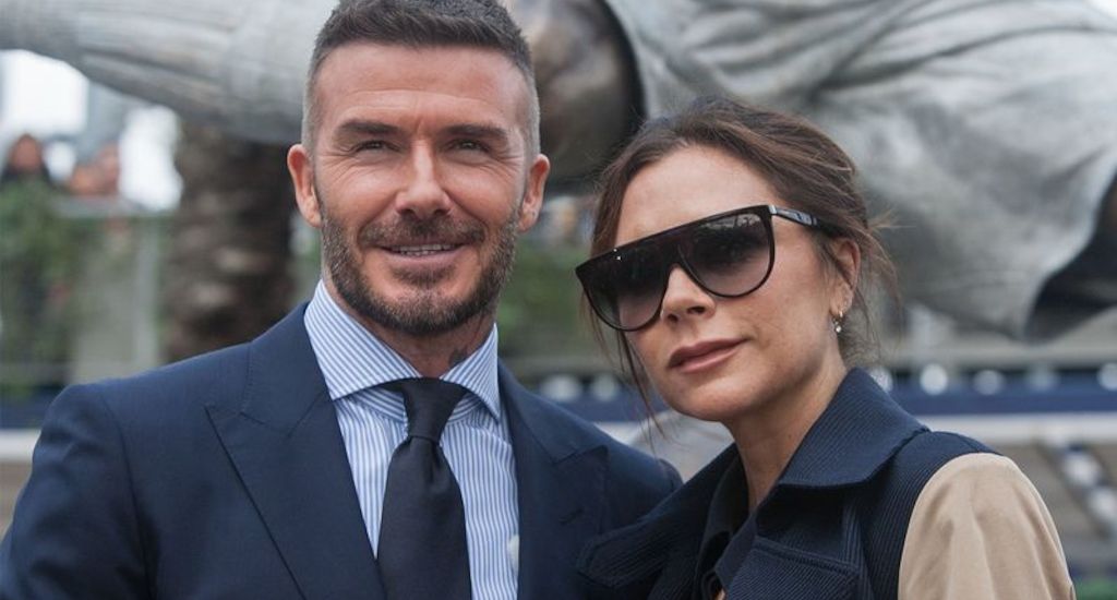 EX-Fußballnationalspieler David Beckham und seine Frau feierten Hochzeitstag
