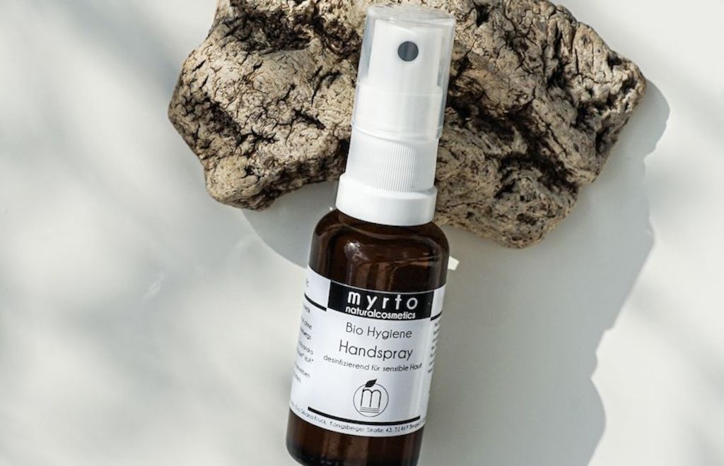 Myrto Naturalcosmetics - Biologische Handdesinfektion ohne bedenkliche Zusatzstoffe!