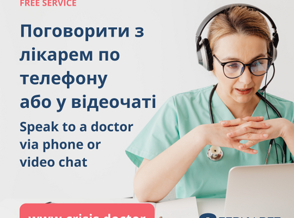Hier finden Ukrainer kostenlose medizinische online Hilfe