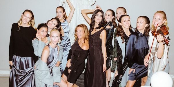 Modenschau zur Fashion Week von Anja Gockel im Adlon Hotel