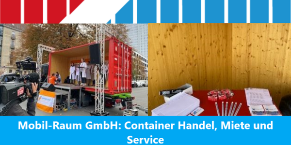 Mobil-Raum GmbH: Container Handel, Miete und Service