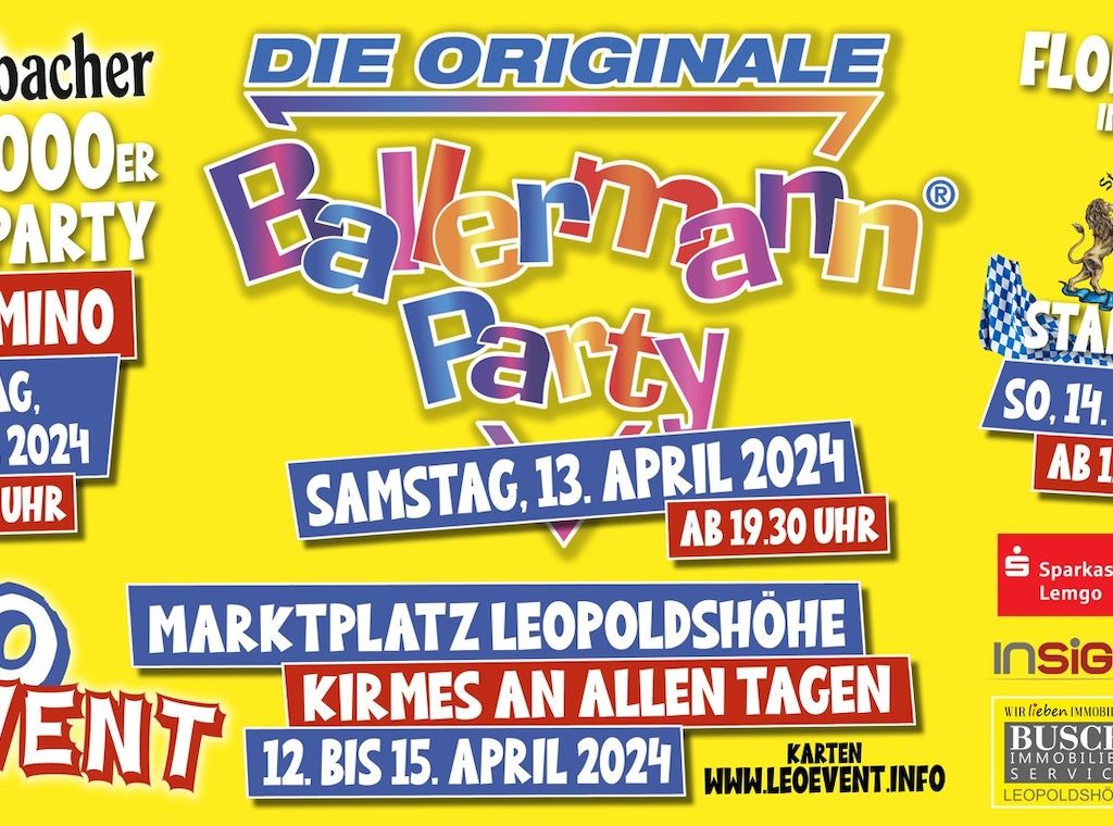 Seit Jahren Tradition: Die originale Ballermann Party in Leopoldshöhe