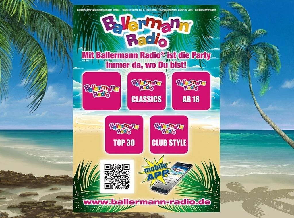 Mehr Musik, mehr Party! 4 neue Party-Channel auf Ballermann Radio
