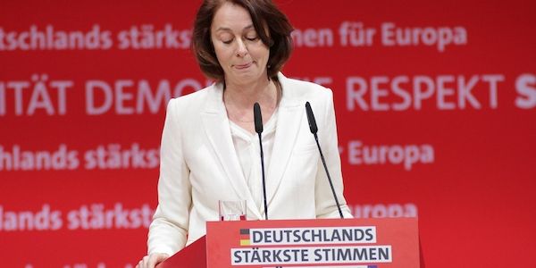 SPD-Spitzenkandidatin Barley nicht überzeugt von Bystron-Dementi