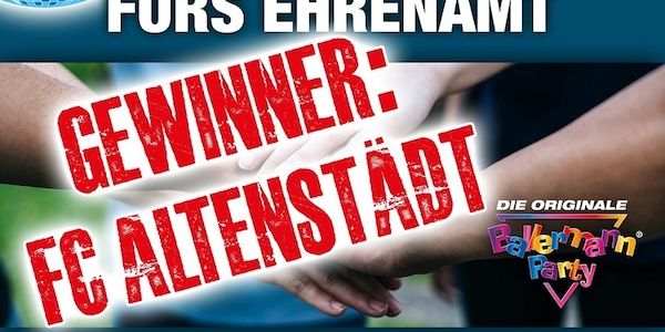 Ehrenamt-Verlosung: FC Altenstädt freut sich auf originale Ballermann Party