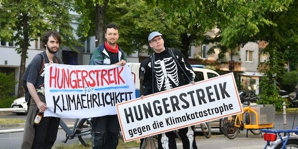 Berlin- Weiterer Teilnehmer des Klima-Hungerstreiks im Krankenhaus