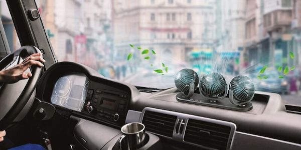 Der Dreifach-Ventilator VT-80.car für Auto, LKW und Wohnmobil
