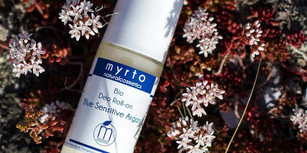 Bio Deo Roll-on Blue Sensitive Argan - ohne Duftstoffe