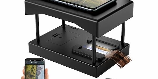 Somikon Smartphone Diascanner verwandelt Kleinbilddias und Negative in digitale Bilder