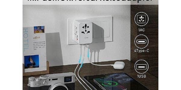 Reisen leicht gemacht: Notebook-Netzteil, USB-C und USB-A in einem Gerät