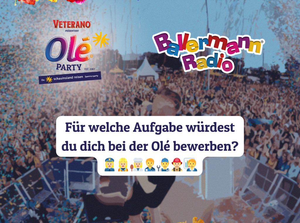 Let’s go Olé! Ticket-Verlosung bei Ballermann Radio für die größte Mallorca Party-Tour