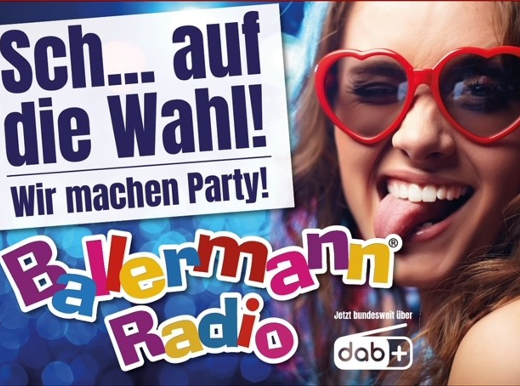 UNERHÖRT! Ballermann Radio auf Wahlplakaten