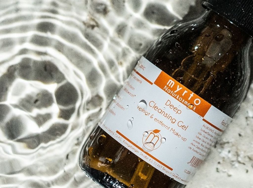 myrto Naturkosmetik- Cleansing Gel für sanfte & porentiefe Gesichtsreinigung 