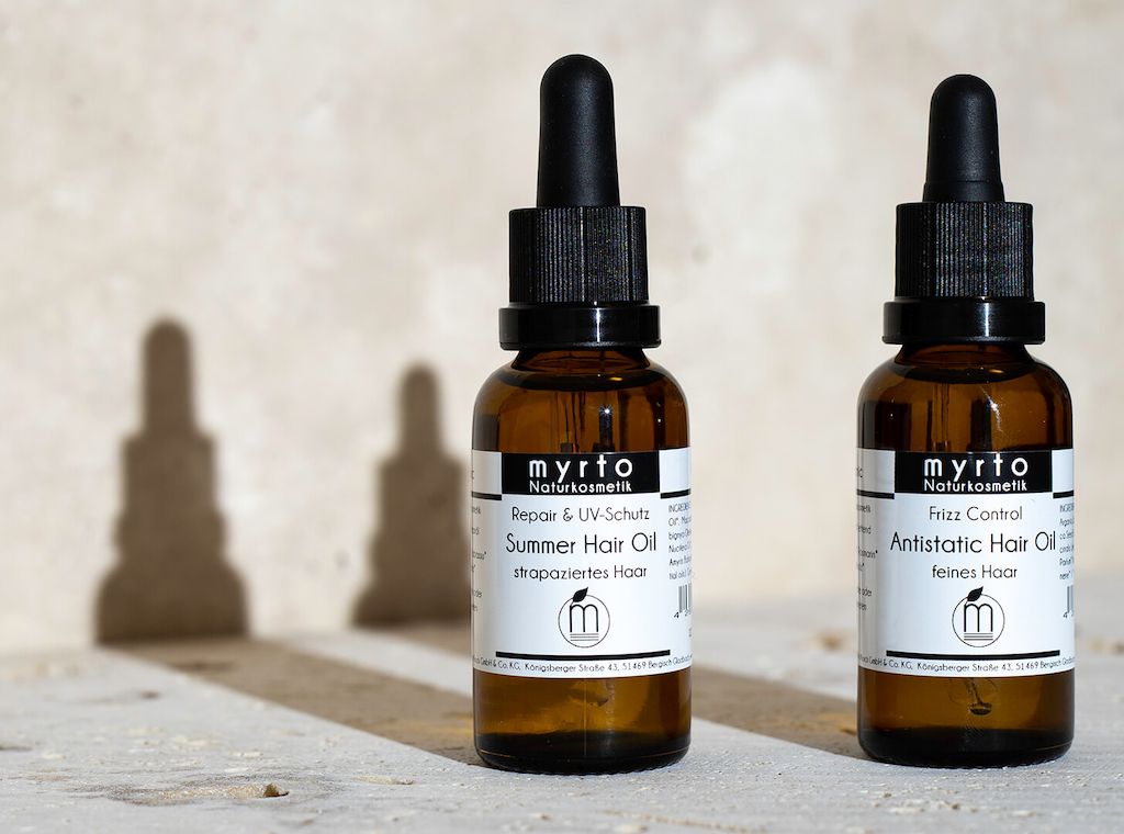 Myrto Naturkosmetik - Tipps für die Anwendung der myrto Bio Haarölen 