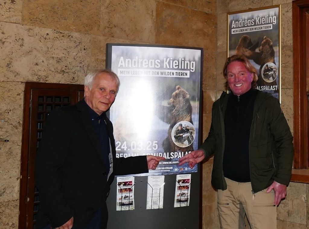 Tierfilmer und Abenteurer Andreas Kieling begeisterte die Zuschauer im Berliner Admiralspalast