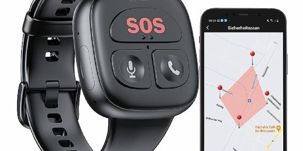 Armband mit automatischem Notruf bei Sturz und SOS-Funktion