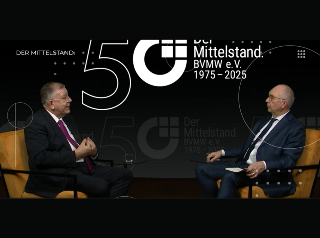Neues TV-Format geht auf Sendung: Berlins Topkommunikator Frank Schmeichel moderiert „Der Mittelstand.Das Unternehmergespräch“