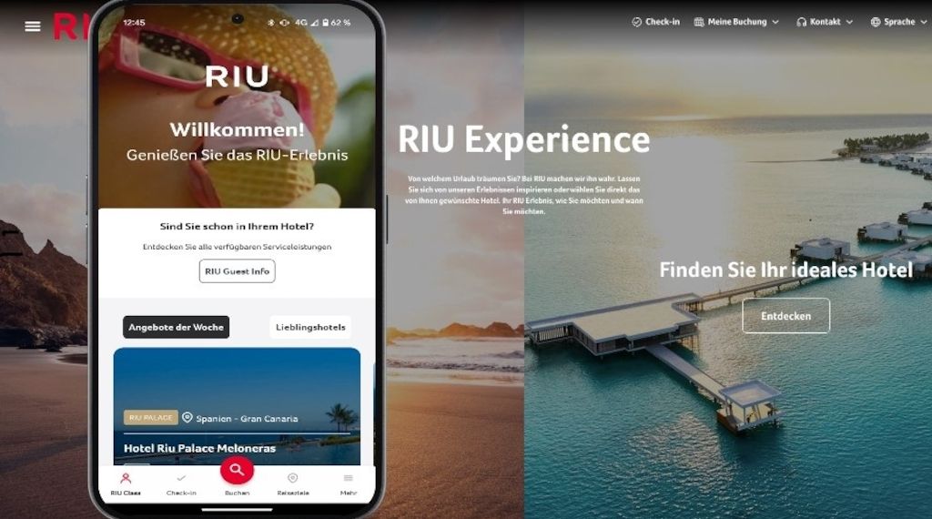 RIU-Hotels stellt überarbeitete Web-Präsenz und innovative mobile App vor