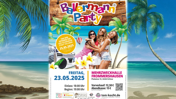 Die originale Ballermann Party: Malle-Vibes mitten in Vellmar