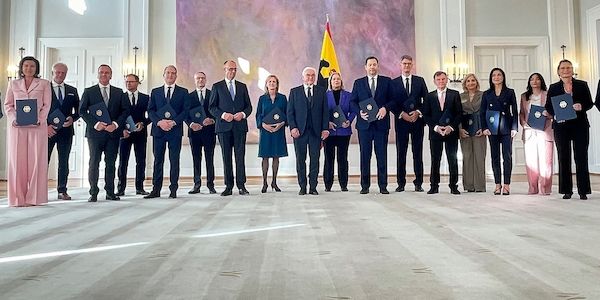 Kabinett ernannt - neue Bundesregierung im Amt
