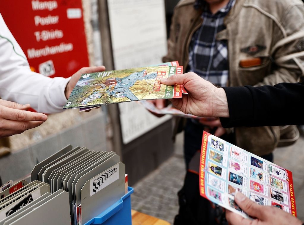 In Berliner Büchereien werden heute Comics für Kinder verschenkt