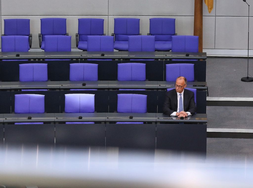 Wüst freut sich über zweiten Kanzler aus NRW nach Konrad Adenauer