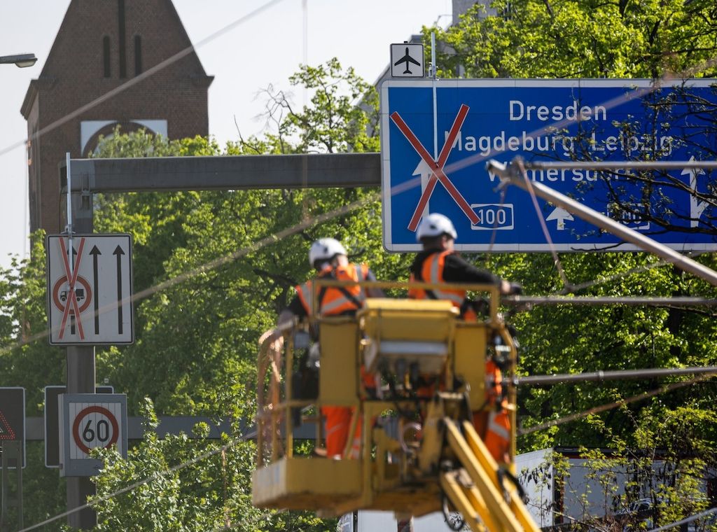 Berlins Busse wegen A100-Umleitung mit erheblichen Verspätungen