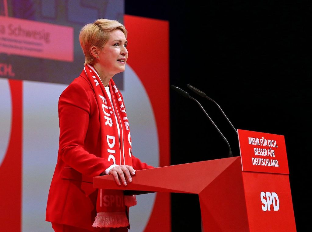 Schwesig: SPD-Mitglieder sollen zu Merz-Erfolg beitragen