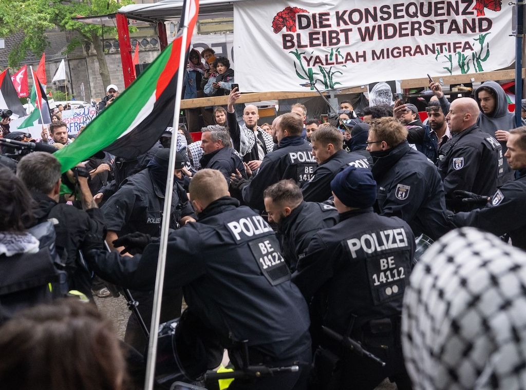 Viele Verletzte und Festnahmen bei Nakba-Demo in Berlin