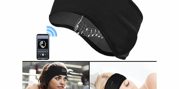 Der 4in1 Schlafkopfhörer OHS-430.sleep von auvisio ermöglicht die kabellose Verbindung mit mobilen Geräten.
