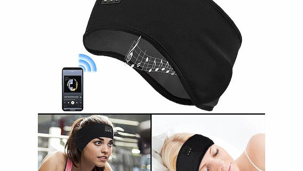 Der 4in1 Schlafkopfhörer OHS-430.sleep von auvisio ermöglicht die kabellose Verbindung mit mobilen Geräten.