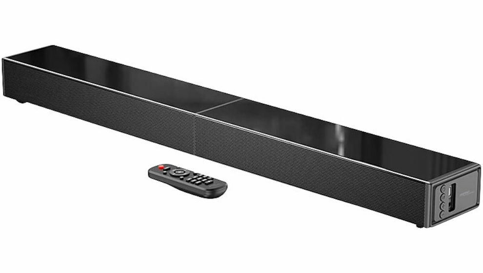 Die auvisio 2.1 Soundbar streamt auch Musik kabellos vom Smartphone oder Tablet.