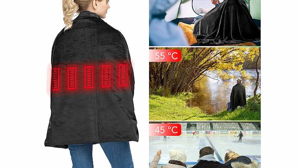 Die Wilson Gabor Heizdecke mit IR-Heizelement sorgt  gezielte Wärme bis 65 °C.