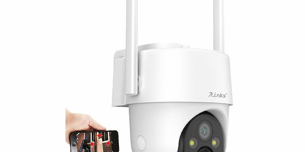 Die 7links LTE Pan-Tilt Überwachungskamera IPC-730.lte bietet zuverlässige Sicherheit auch ohne WLAN.