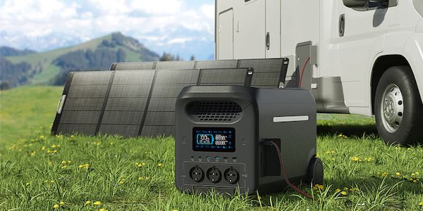 Die Mobile Trolley-Powerstation HSG-3700t bietet eine Kapazität von 2,56 kWh und eine Dauerleistung von 3.000 Watt!