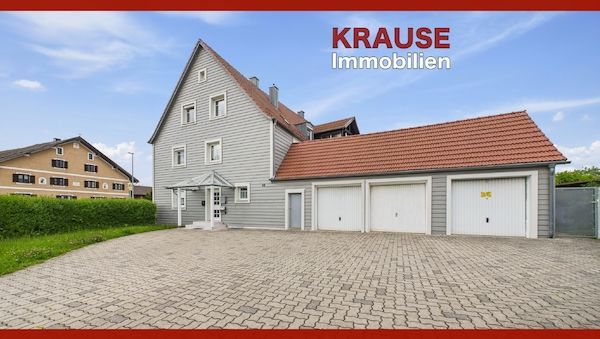 *4-Zimmer-Wohnung mit eigenem Garten und Garage*