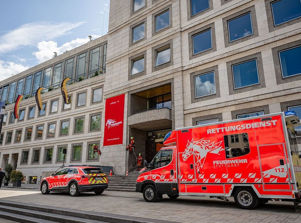 Feuerwehr Stuttgart präsentiert neues Fahrzeugdesign