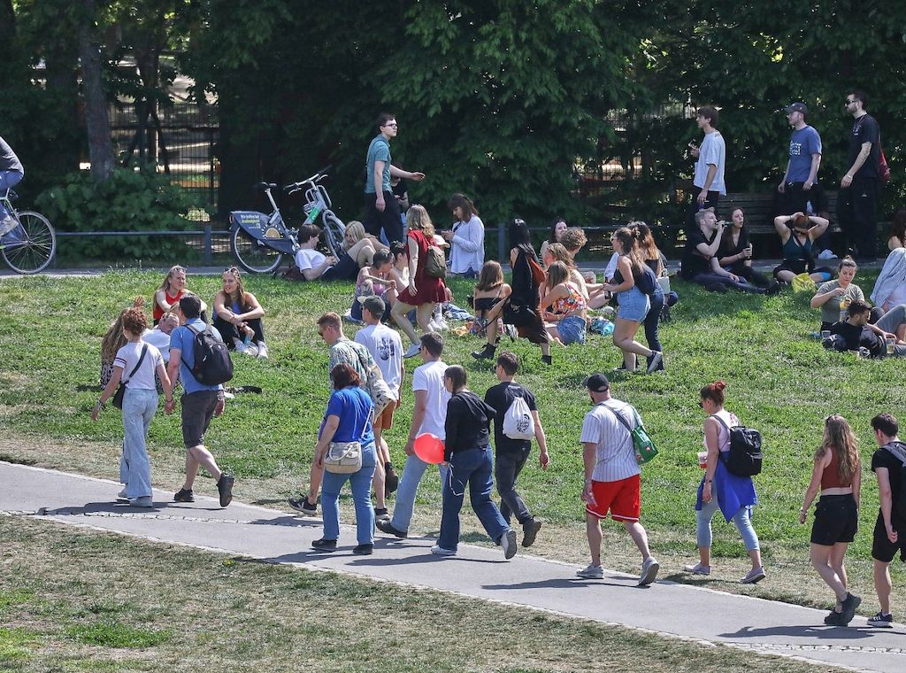 Frühjahr in Berlin extrem sonnig und trocken