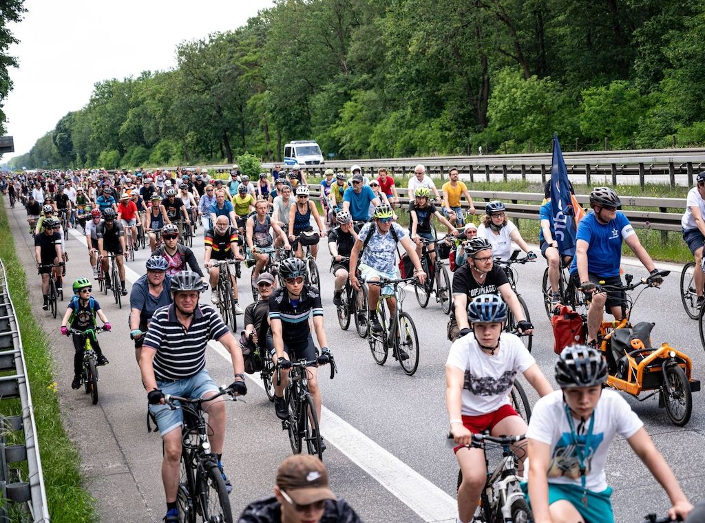 Zehntausende bei ADFC-Fahrradsternfahrt in Berlin erwartet