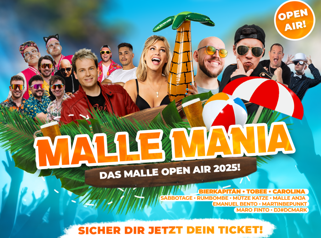 Party-Highlight 2025 in Dresden: Malle Mania Open Air!