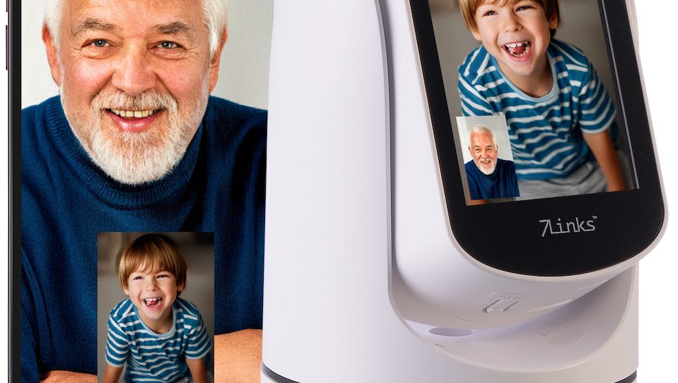 WLAN-Überwachungskamera mit Videotelefonie & 360°-Rundumsicht