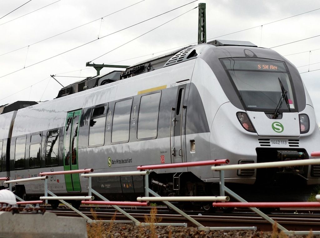 S-Bahn-Surfer in Leipzig unterwegs