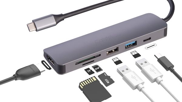 6in1-Dockingstation mit 4K-HDMI & 100 W Power Delivery – kompakt & vielseitig einsetzbar