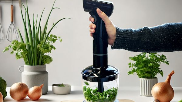 Kabelloser Stabmixer mit Powerbank-Funktion – mixen, pürieren & laden überall