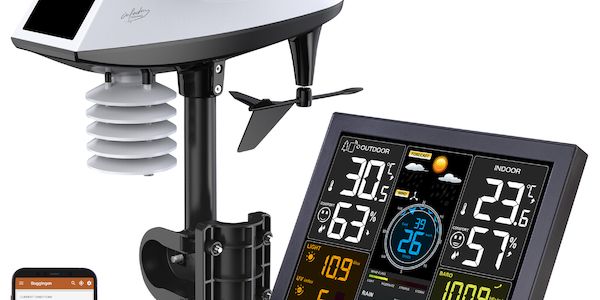 WLAN-Wetterstation mit XL-Display & App-Zugriff – alle Wetterdaten im Blick