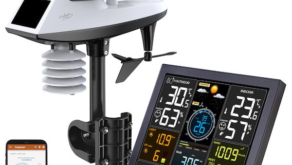WLAN-Wetterstation mit XL-Display & App-Zugriff – alle Wetterdaten im Blick